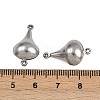 304 Stainless Steel Connector Charms STAS-L297-03P-3