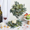 Spun Silk Cloth with PE Plastic Garland for Candle AJEW-WH0314-804A-4