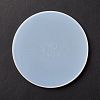 DIY Flat Round Cup Mat Silicone Molds X-DIY-E036-02-4