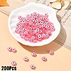 200Pcs Transparent Acrylic Beads TACR-YW0002-08H-1
