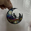 Moon with Cat Window Suncatchers PW-WG7D0D8-04-2