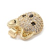 Brass Micro Pave Cubic Zirconia Pendants KK-M240-02F-4