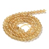 Natural Yellow Apatite Beads Strands GG-CBAE031-A02-4mm-3