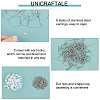 Unicraftale DIY Wire Wrap Drop Earring Making Kit DIY-UN0002-96-4