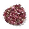 Natural Jade Imitation Watermelon Tourmaline Beads Strands G-NH0006-A01-02-1-4