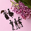 Retro Gentleman & Lady Carbon Steel Cutting Dies Stencils DIY-WH0309-3072-6