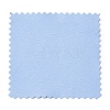 Faux Suede Fabric Square Silver Polishing Cloth AJEW-G004-03A-1