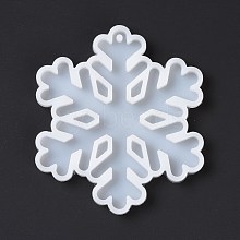 Snowflake Pendant Silicone Molds DIY-K051-26