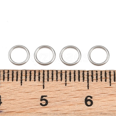 304 Stainless Steel Closed Jump Rings STAS-G393-06P-16-1
