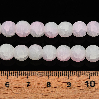 Crackle Glass Beads Strands GLAA-N009-8mm-01-1