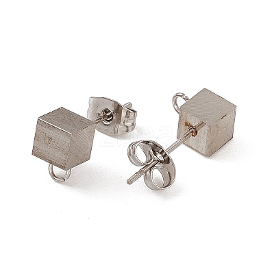 Non-Tarnish 304 Stainless Steel Stud Earring Findings STAS-E179-03P-02-1
