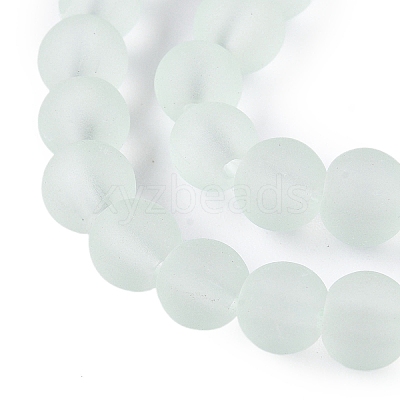 Baking Paint Transparent Glass Bead Strands GLAA-S031-10mm-29-1