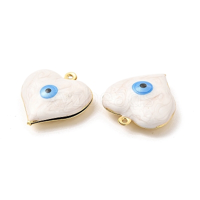 Brass Enamel Pendants KK-E075-03G-08-1