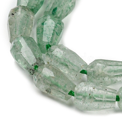 Natural Green Strawberry Quartz  Beads Strands G-C080-B04-01-1