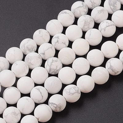 Natural Howlite Beads Strands G-G770-06-1