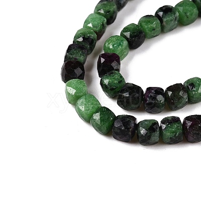 Natural Ruby in Zoisite Beads Strands G-N342-118-1