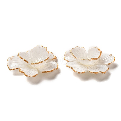 Golden Edge Flower Bead Cap SACR-C002-29-1
