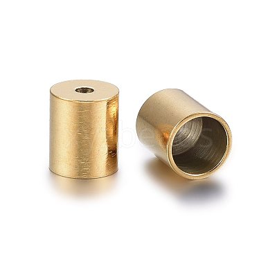 Ion Plating(IP) 304 Stainless Steel Cord Ends X-STAS-H467-09G-5mm-1