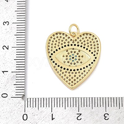 Brass Micro Pave Cubic Zirconia Pendants KK-U058-58C-G-1