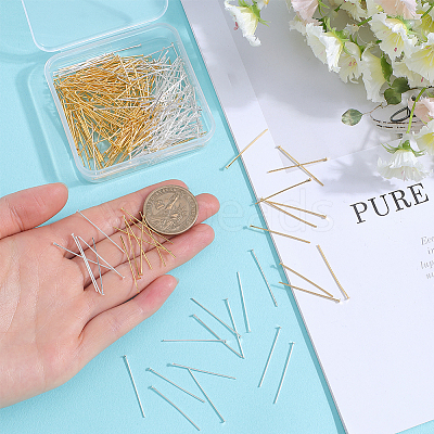 600Pcs 2 Colors Jewelry Findings KK-SP0001-72A-1