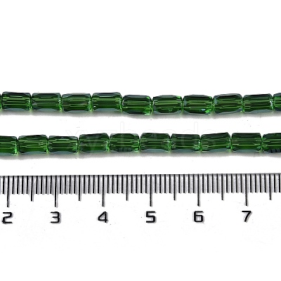 Electroplate Glass Beads Strands GLAA-Q101-02A-PL04-1