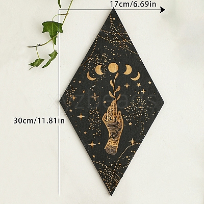 Rhombus Wood Wall Decoration PW-WG19039-01-1