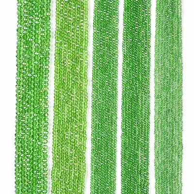 Electroplate Glass Beads Strands X-EGLA-A044-T6mm-B11-1