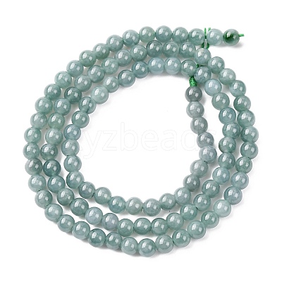 Natural Blue Jade Beads Strands G-H341-4mm-01-1