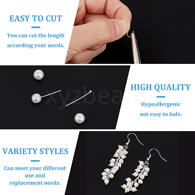 925 Sterling Silver Ball Head Pins STER-BC0002-16C-1