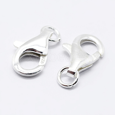 925 Sterling Silver Lobster Claw Clasps STER-K167-074A-P-1