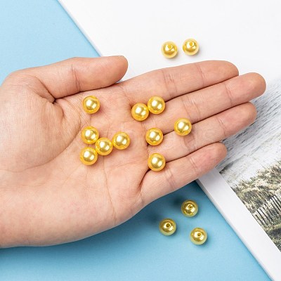 Imitation Pearl Acrylic Beads PL612-6-1