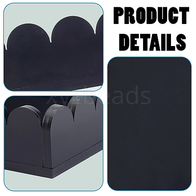 Rectangle Acrylic Jewelry Plate DJEW-WH20009-06A-1