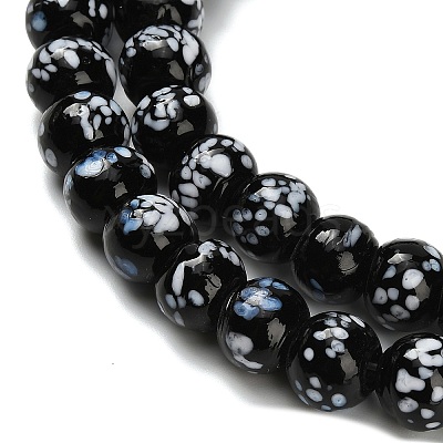 Handmade Lampwork Beads Strands LAMP-H071-01C-06-1
