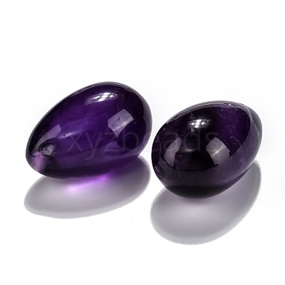 Natural Amethyst Pendants G-P438-D-10-1