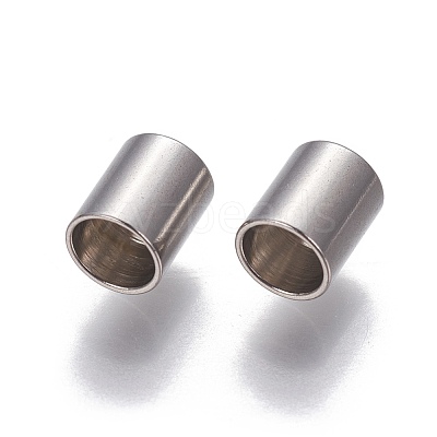 Tarnish Resistant 201 Stainless Steel Cord End Caps STAS-P239-08P-1
