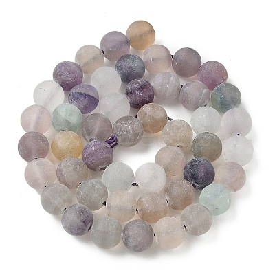 Natural Fluorite Beads Strands G-K292-01-1