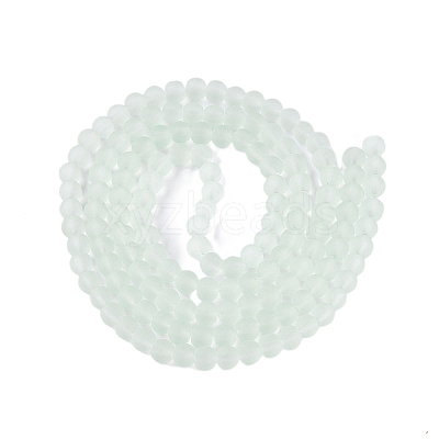 Baking Paint Transparent Glass Bead Strands GLAA-S031-10mm-29-1