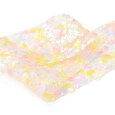 Polyester Elastic Sequin Ribbons OCOR-L045-A05-1