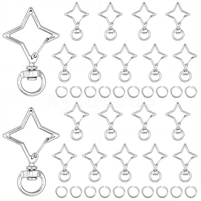 40 Sets Alloy Swivel Clasps FIND-SP0004-33B-1