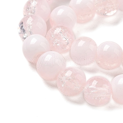 Crackle Glass Beads Strands GLAA-U001-8mm-12-1