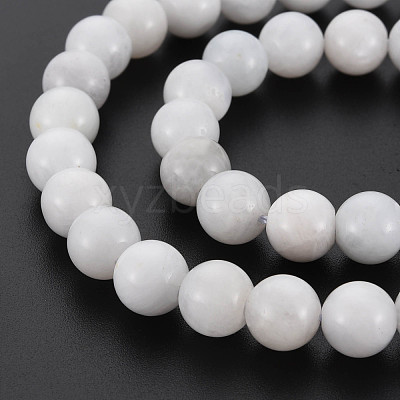 Natural Rainbow Moonstone Beads Strands G-N328-024-1