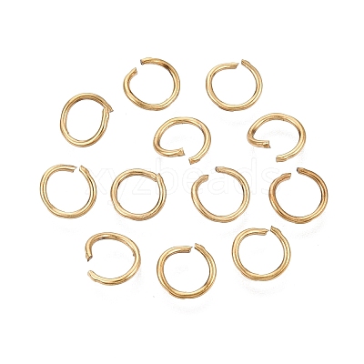 304 Stainless Steel Open Jump Rings STAS-Q113-8x1.0mm-02G-1