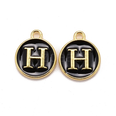 Golden Plated Alloy Charms ENAM-S118-02H-1