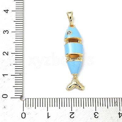 Brass Micro Pave Cubic Zirconia Pendants KK-H255-01C-G04-1