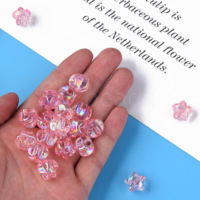 1-Hole Transparent Acrylic Buttons MACR-S373-129-C05-1
