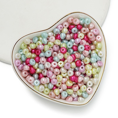 Acrylic Imitation Pearl Beads OACR-D300-01I-1