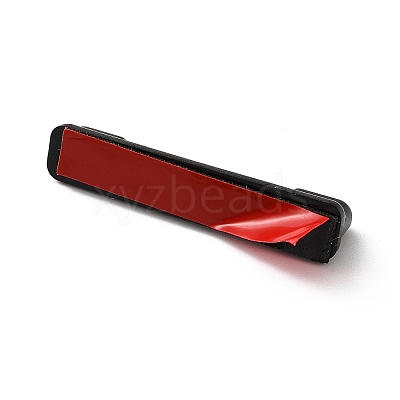 Plastic Adhesive Back Bar Pins with Platinum Iron Pins KY-D025-01B-02-1