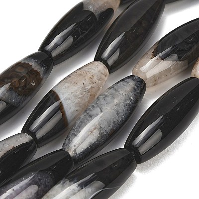 Natural Agate Beads Strands G-L654-G20-01B-1