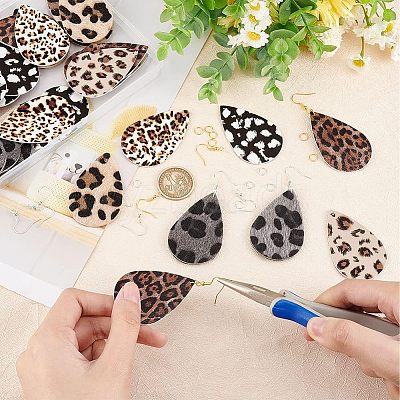 DIY Teardrop Earring Making Kit DIY-OC0009-79-1