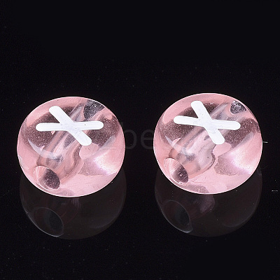 Transparent Acrylic Beads X-TACR-N002-04J-1
